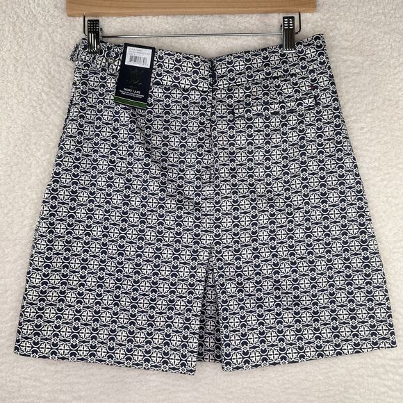 Tommy Hilfiger Golf Lesota Skort Womens‎ 2 Navy White Print Knee Length Pockets - Picture 5 of 12